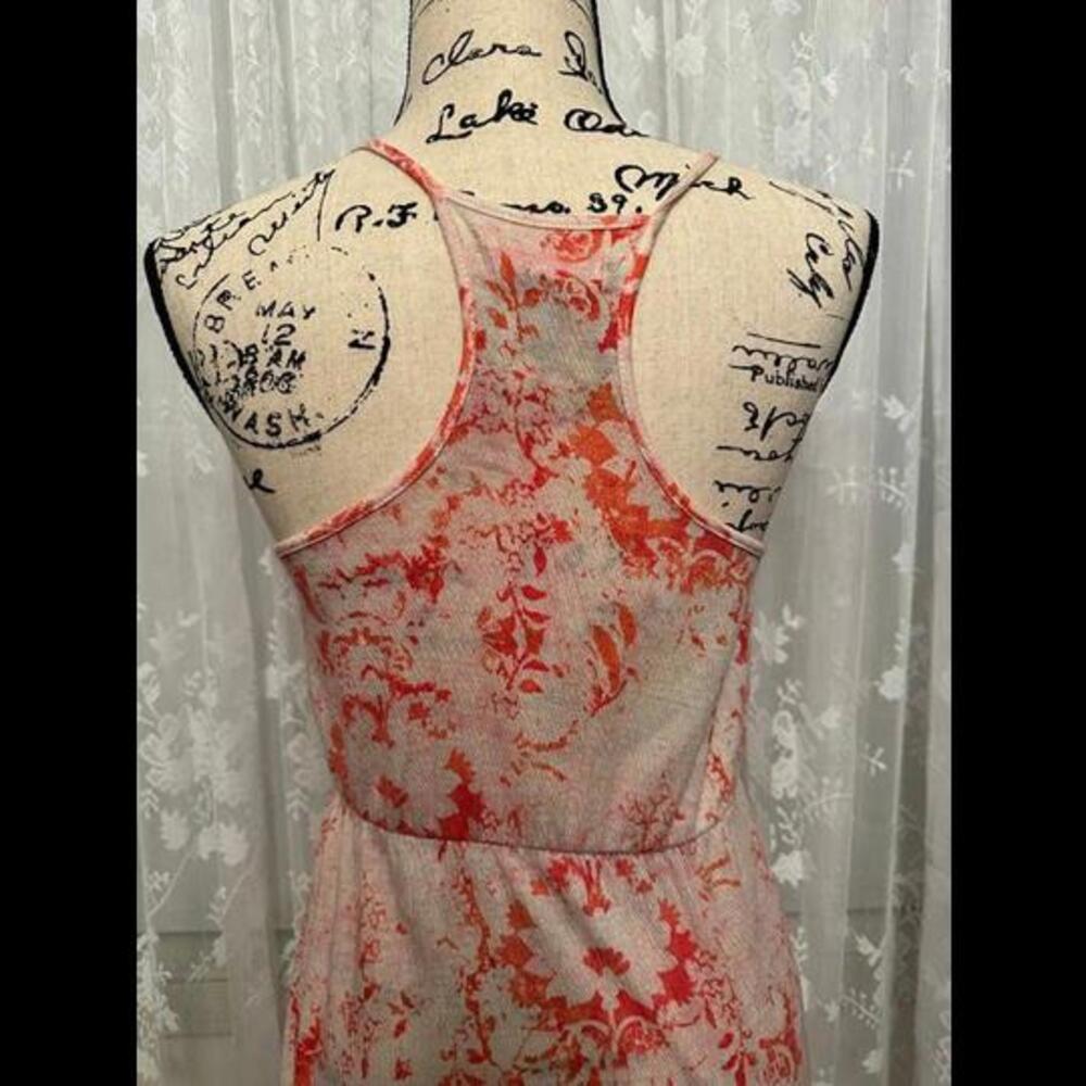Embrace Effortless Elegance with the Orange and White Maxi Dress! - Picture 2 of 3